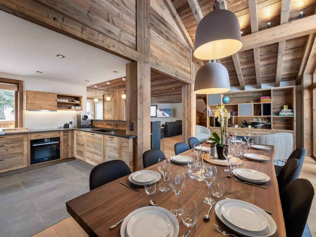 Chalet Neuf Avec Piscine, Sauna Et Proche Des Pistes A Courchevel Village - Fr-1-562-49 ภายนอก รูปภาพ